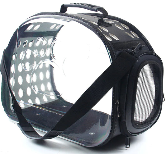 Transparent Pet Backpack for Cats and Dogs