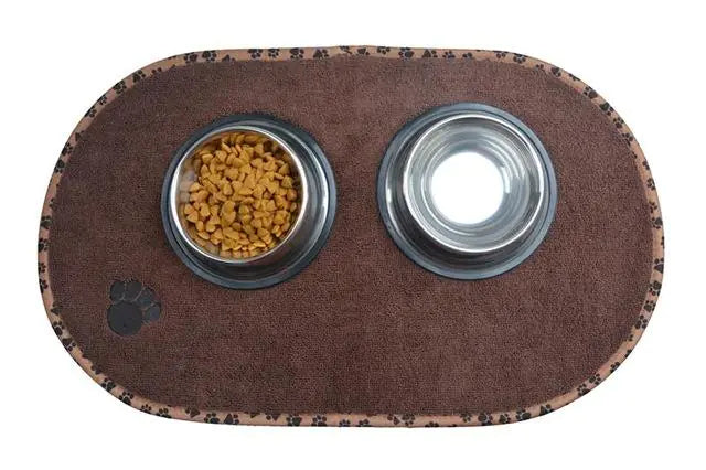 Pet Food Mat, Non-Slip & Washable