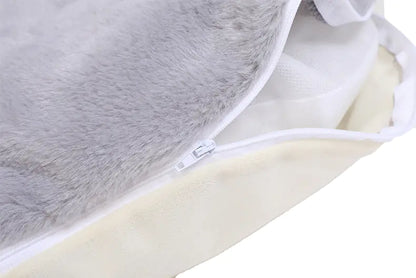 Reversible Quilted Warm Cat Bed for Pets in Autumn/Winter